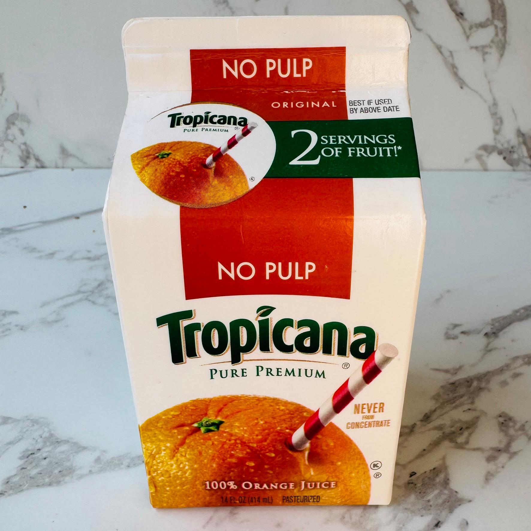 Tropicana No Pulp.
