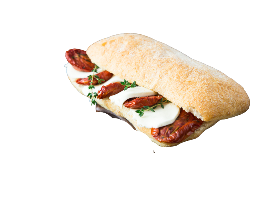 Fresh Mozzarella & Roasted Peppers.