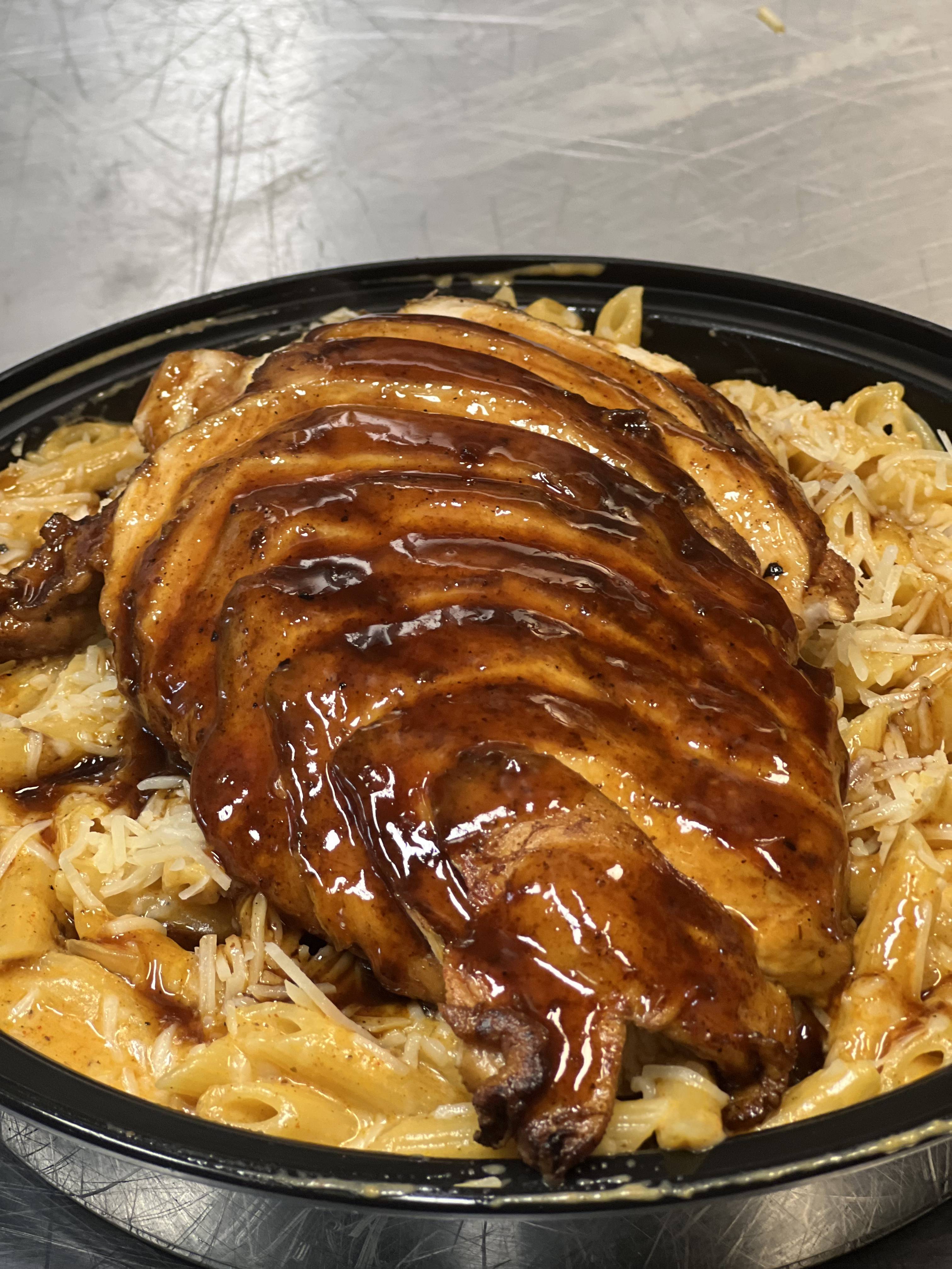 Chicken Breast Rasta Pasta.
