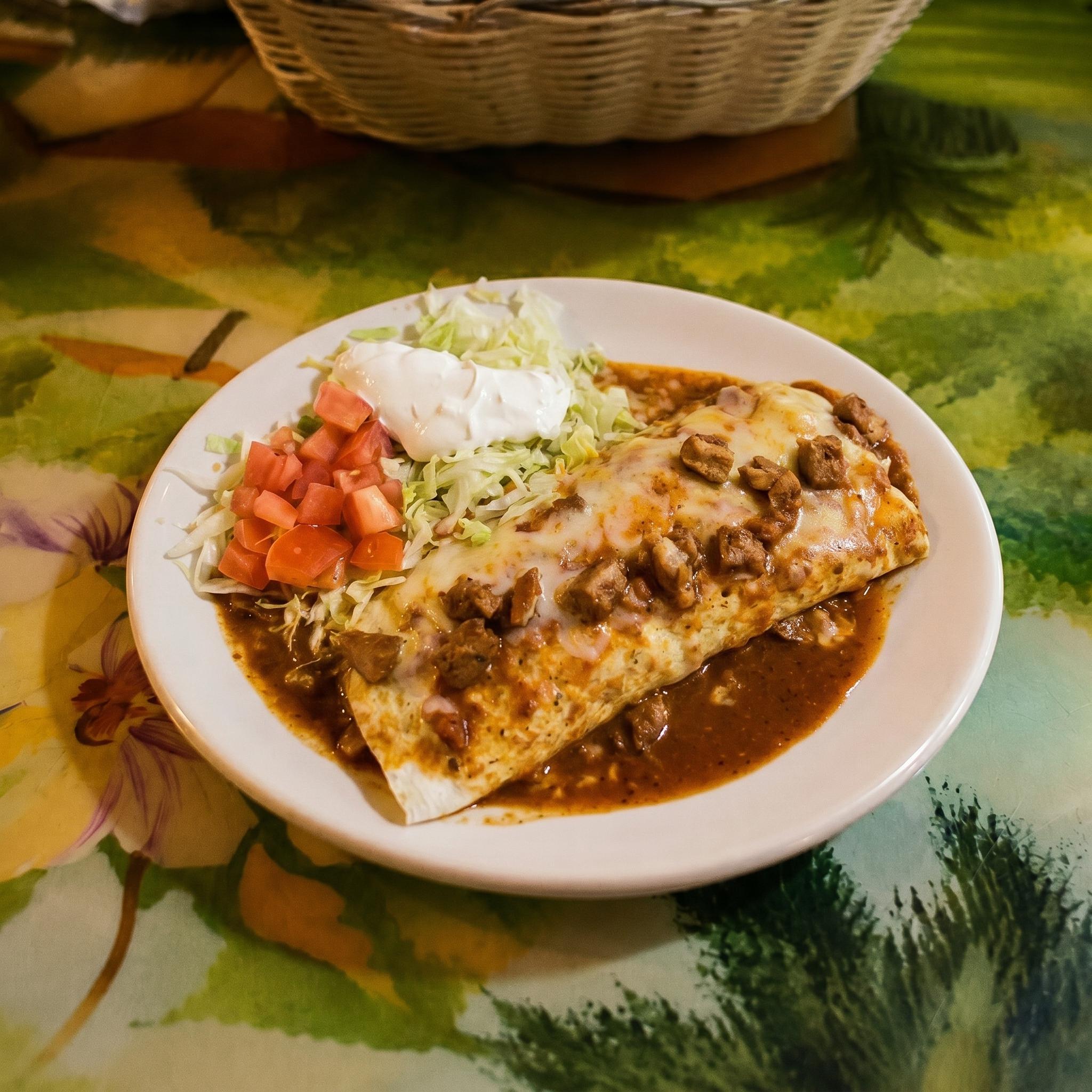 39. Hot and Spicy Burrito.