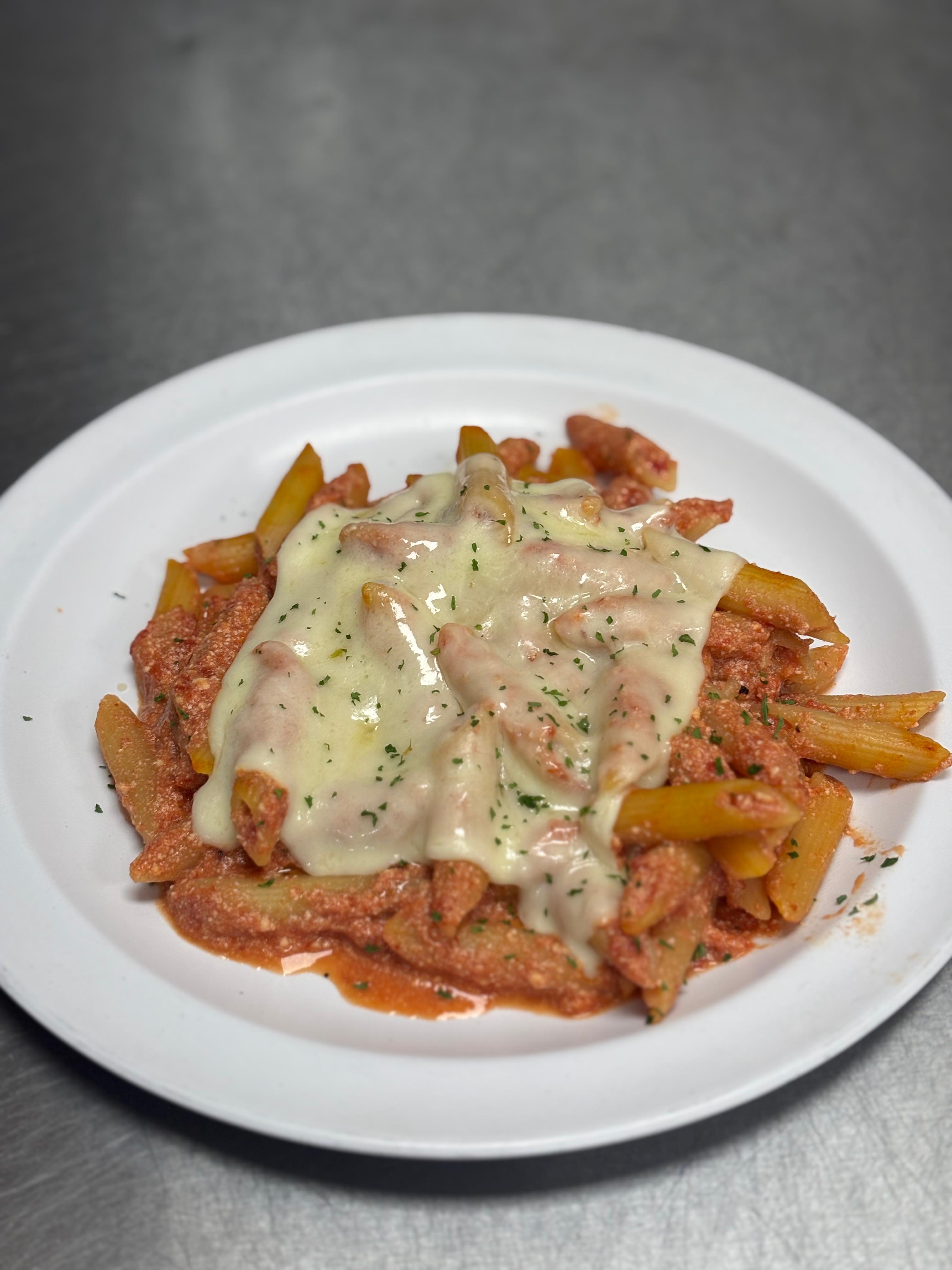 Lunch Baked Penne.