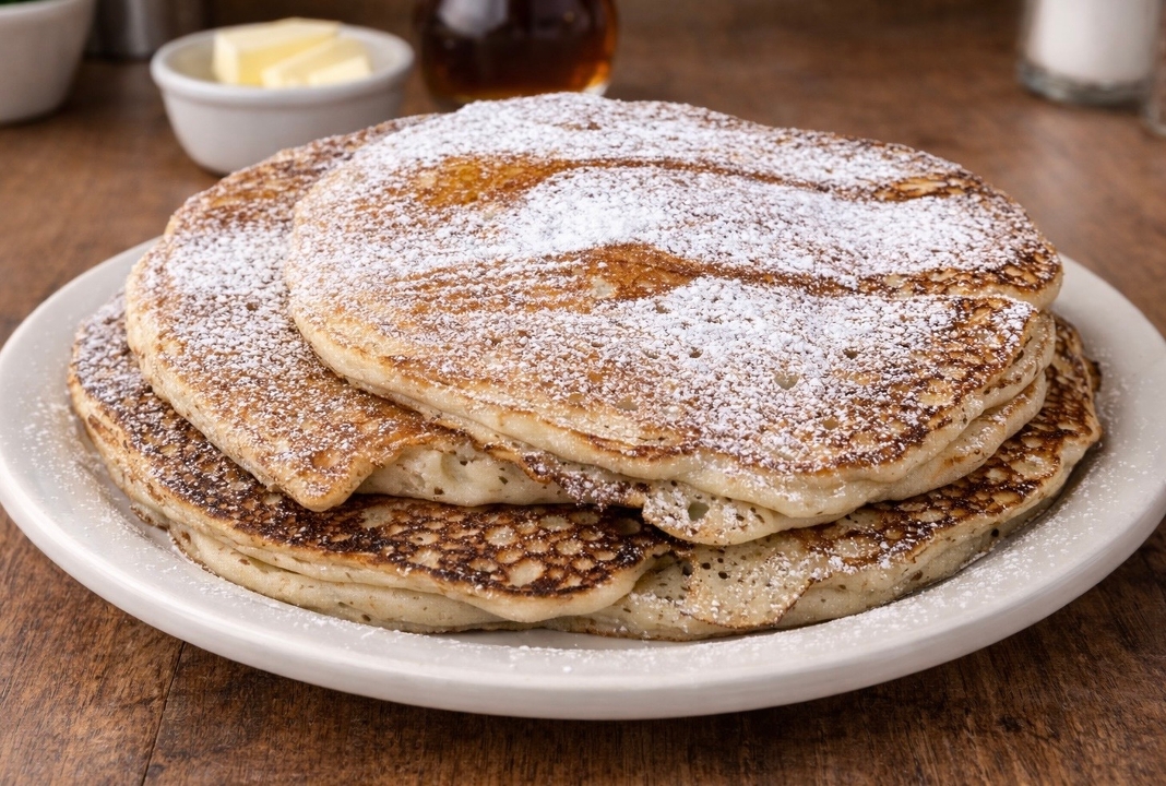 Buttermilk Pancakes Full Stack.