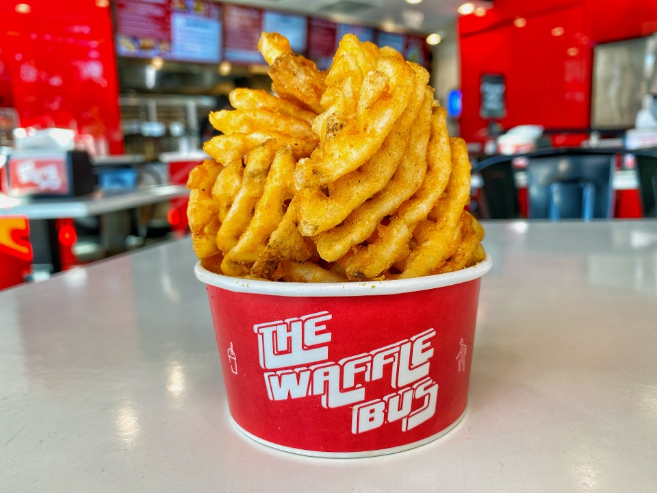 Regular Seasoned Waffle Fries.