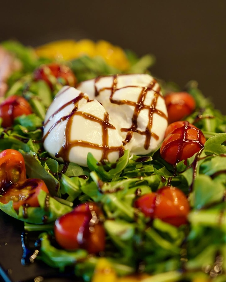 Burrata cheese.
