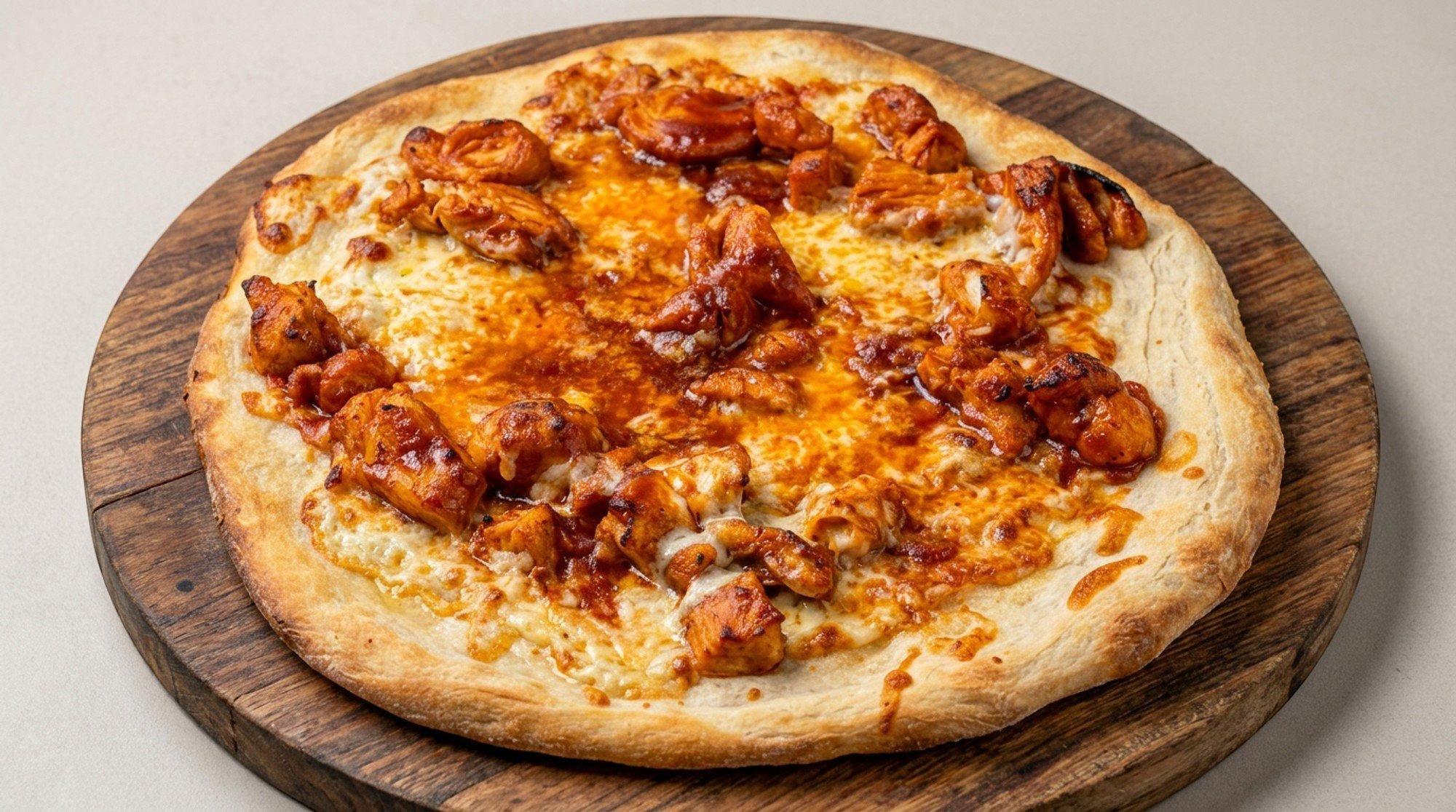 Sweet and Spicy Chicken Pizza.