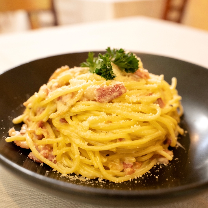 Spaghetti Carbonara.