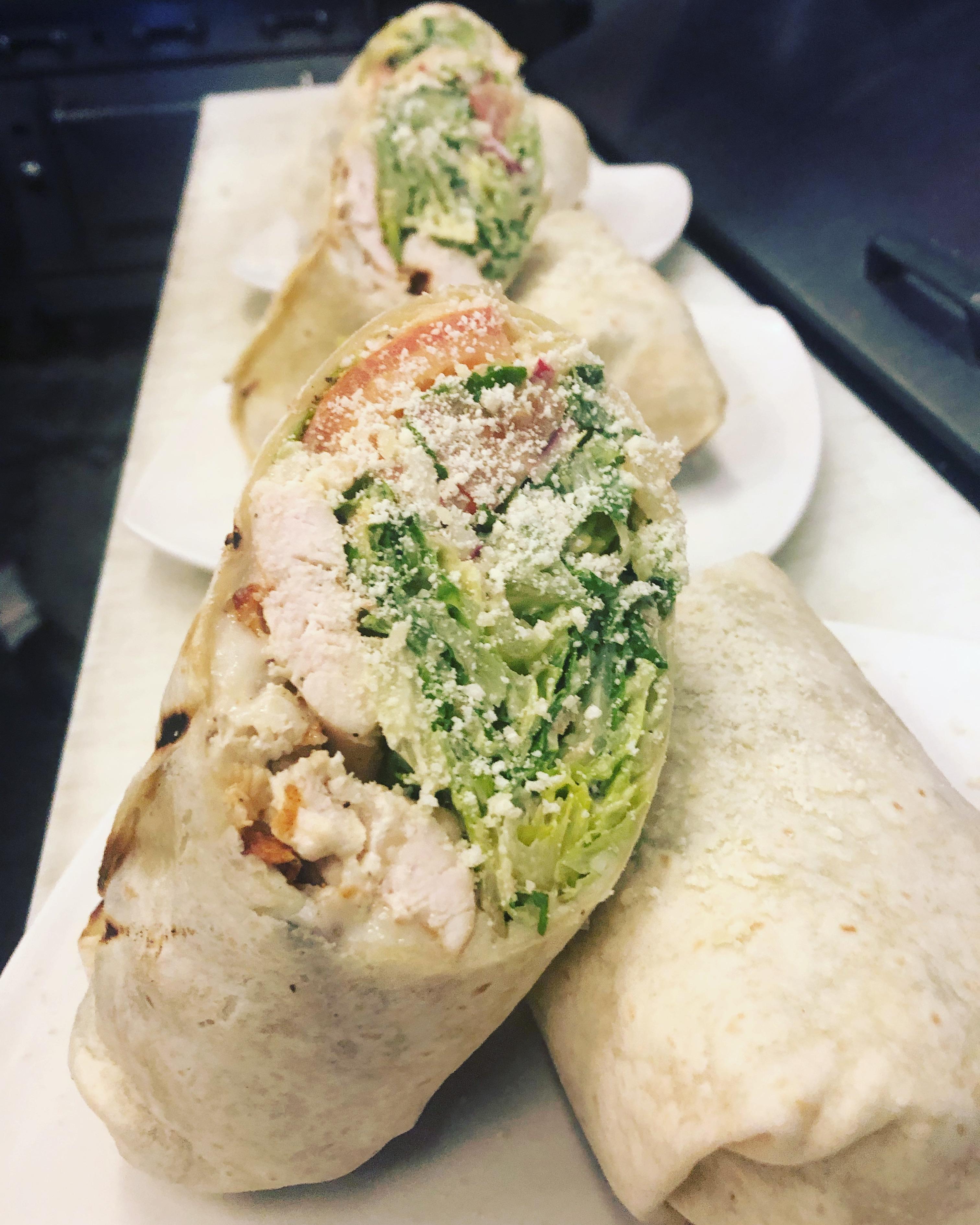 Chicken Caesar Wrap.