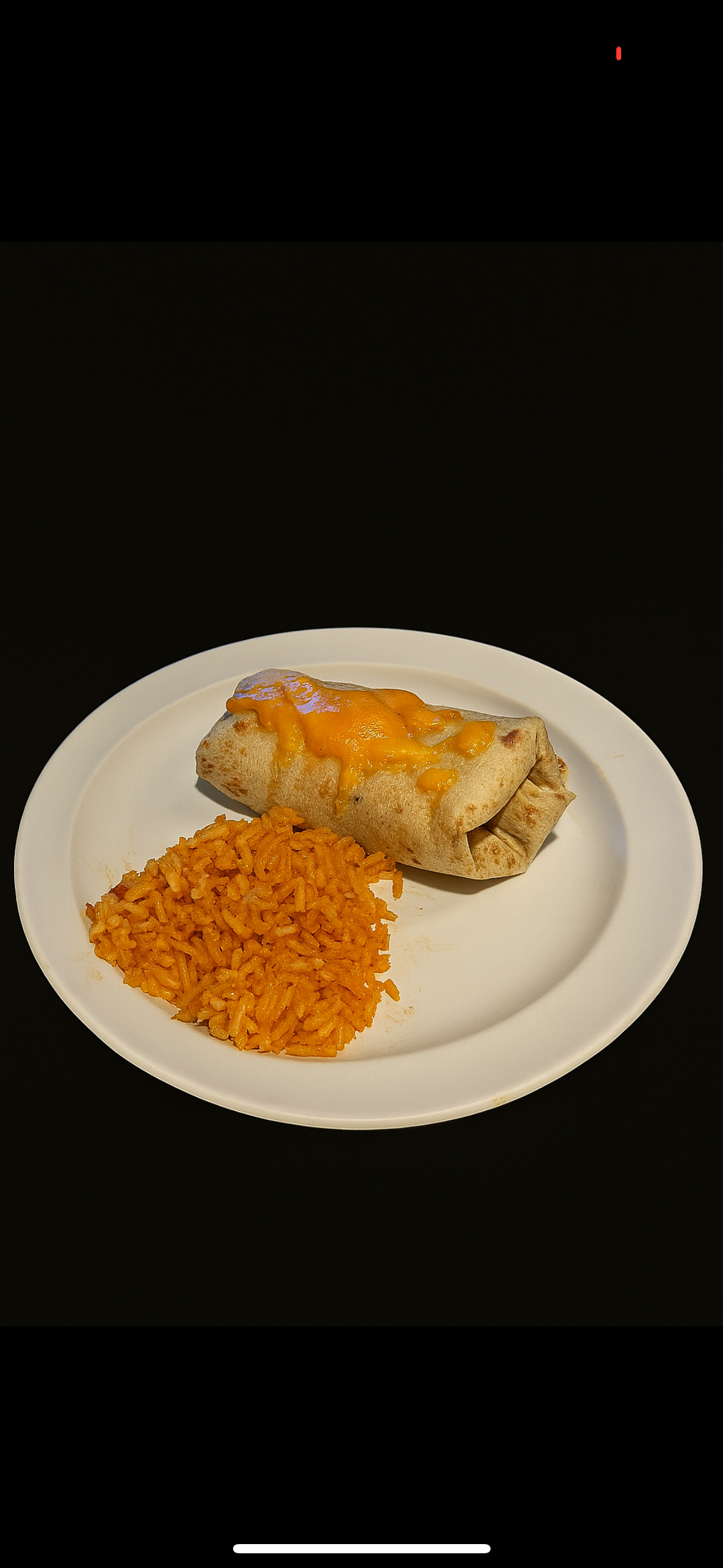 Kids Bean Burrito.
