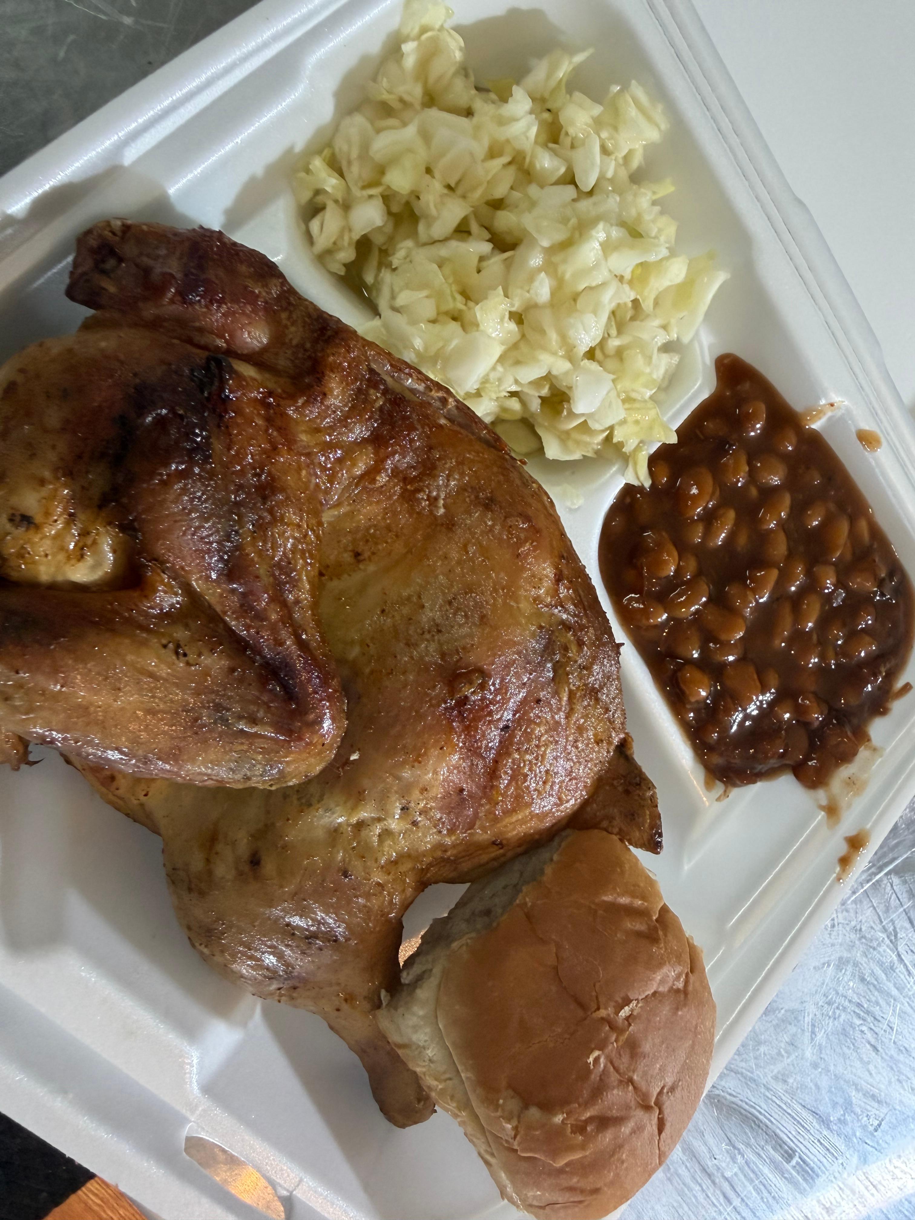 Half of a Chicken (just chicken).