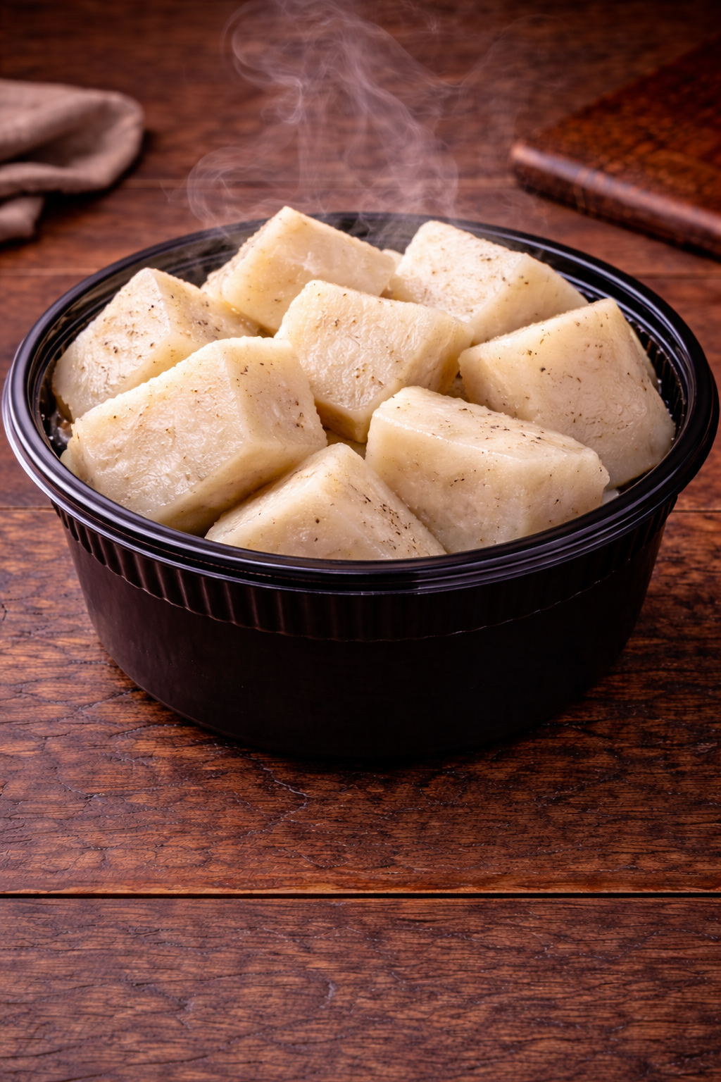 Cooked White Yam.