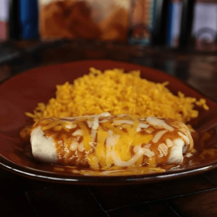 CARNE ASADA BURRITO.
