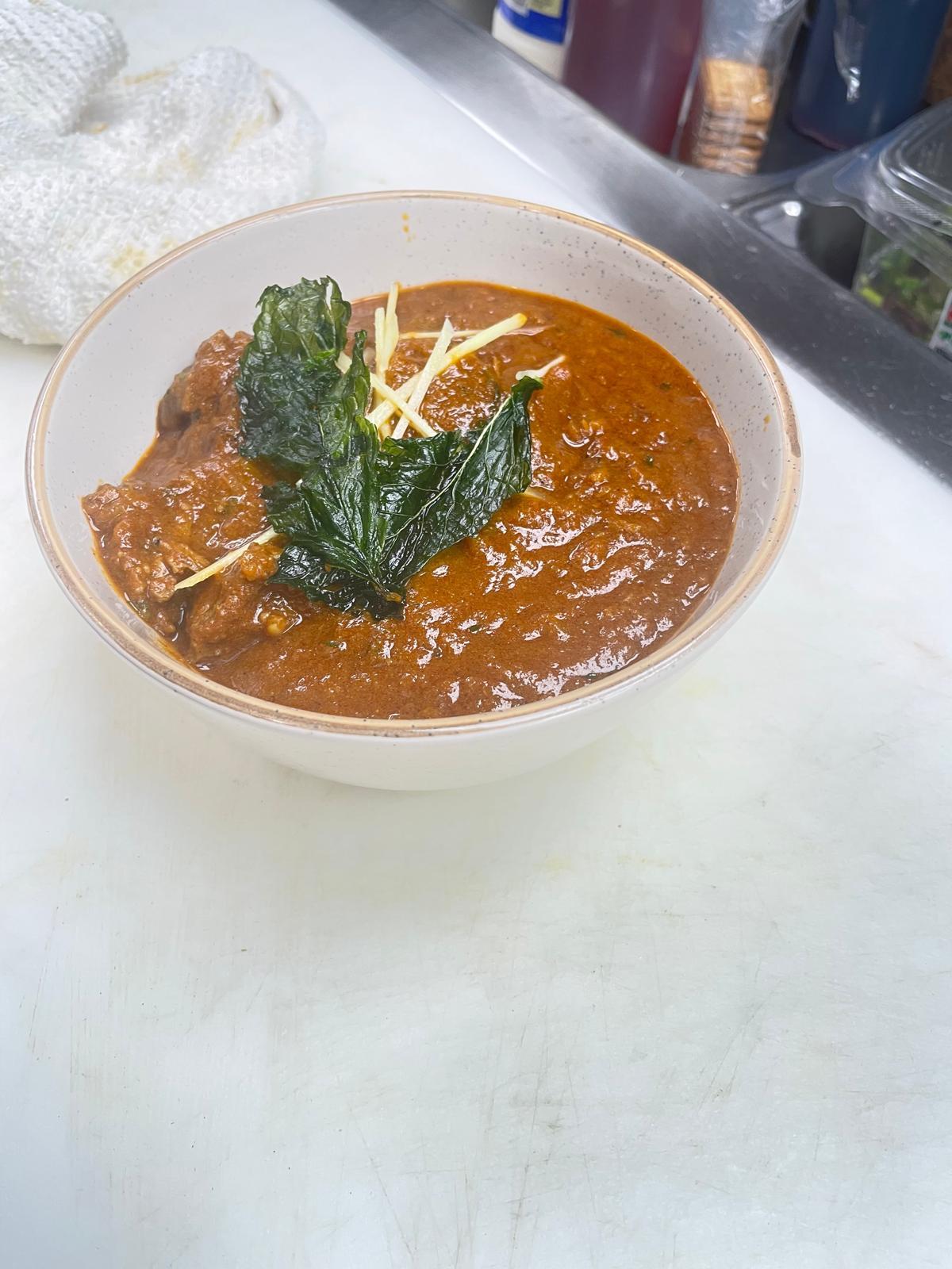 Lamb Madras Curry (gf).