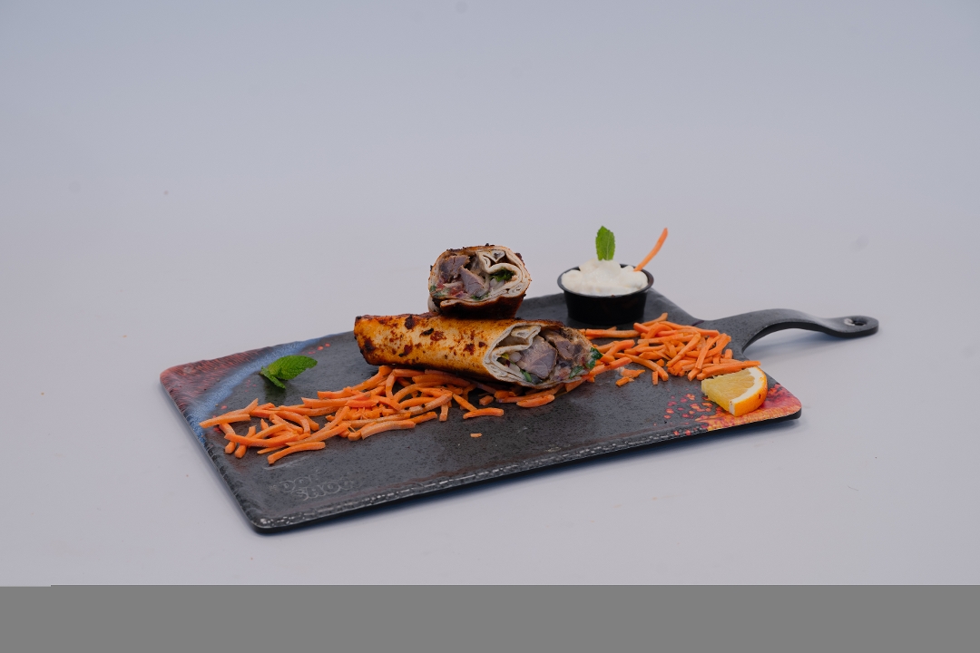 Lamb Kabab Wrap.