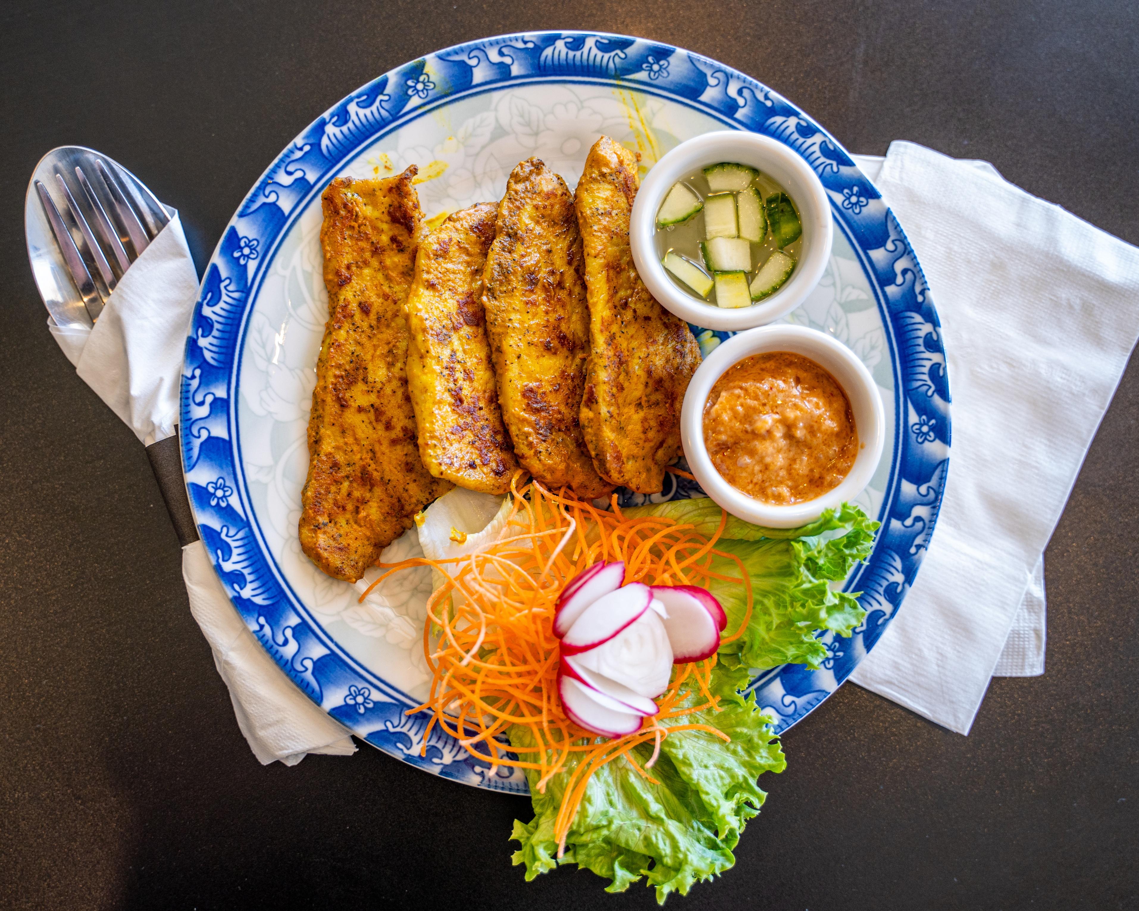 Chicken Satay (4 pcs).