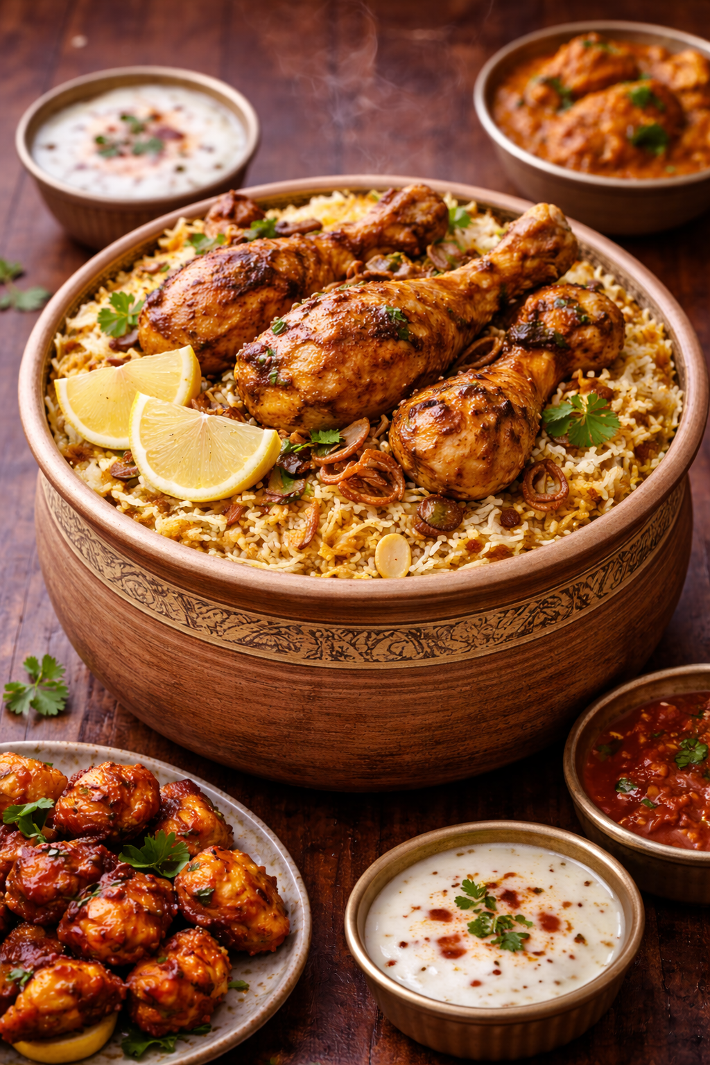 CHICKEN BUCKET BIRIYANI.
