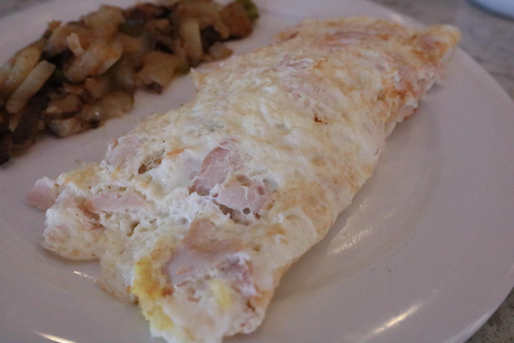 .Bel Aire Chicken Omelet.