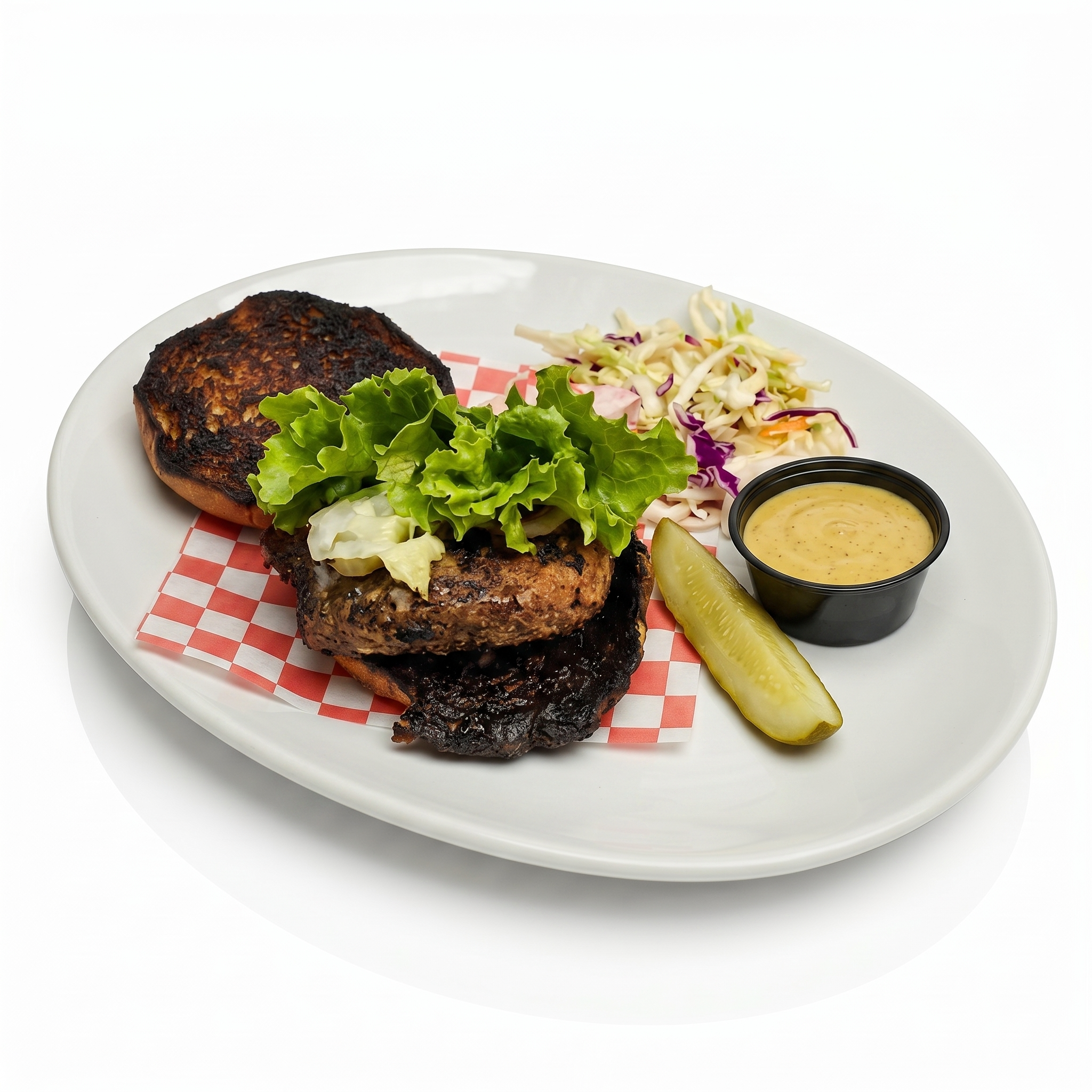 Double Take Turkey Portobello Burger.