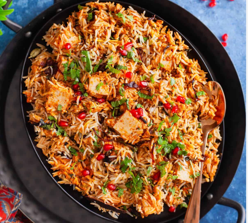 Paneer Makhani Biryani.