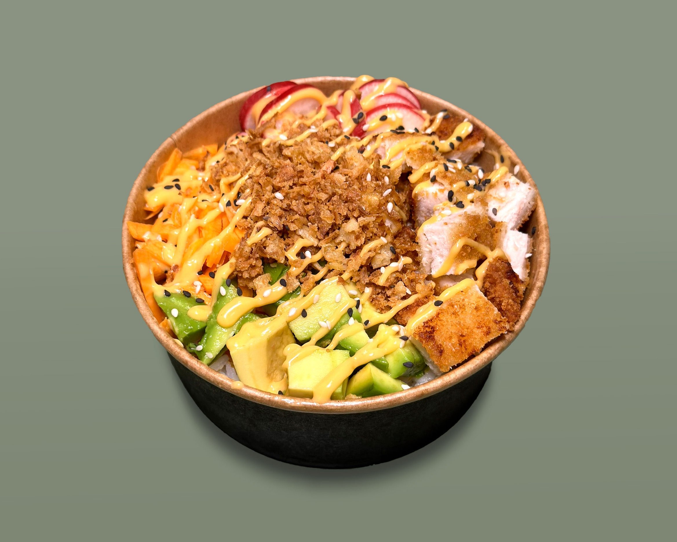 Poké Spicy Chicken Pané 🔥🍗