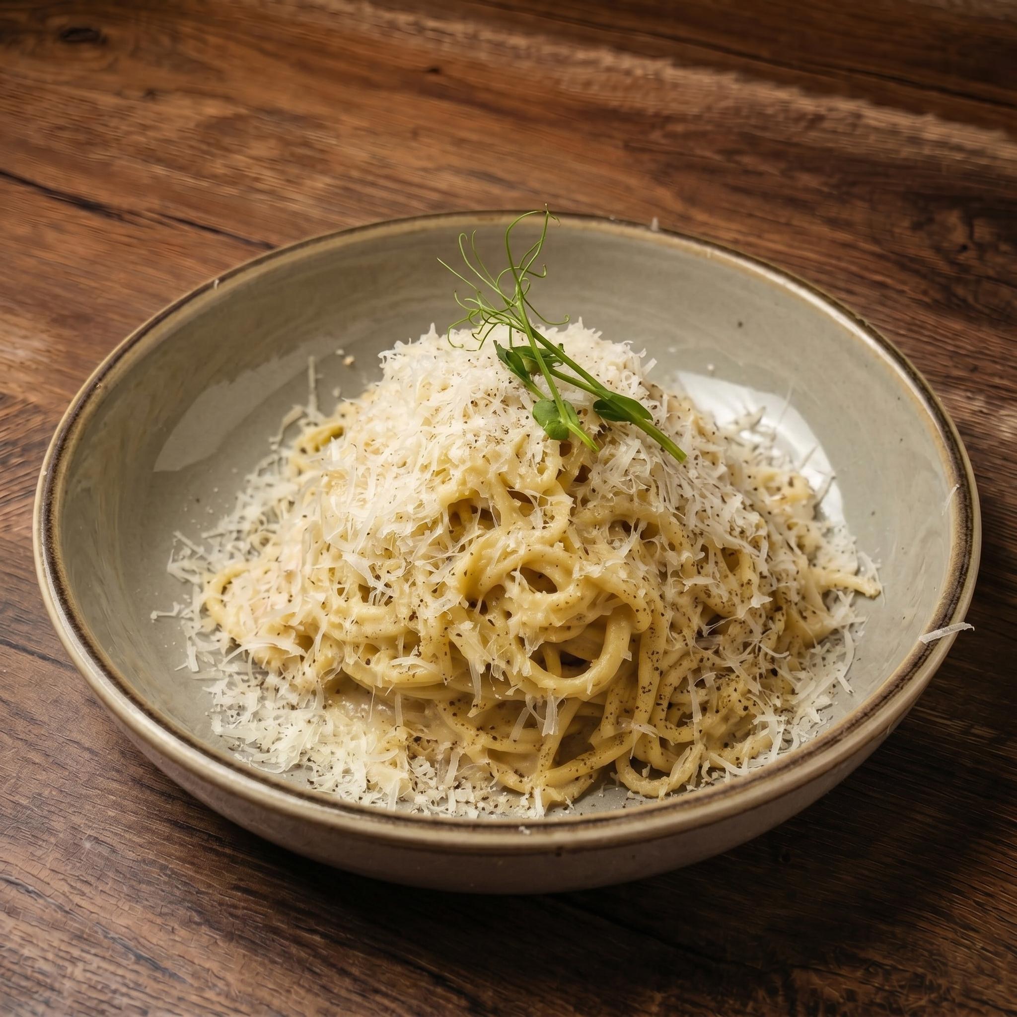 Cacio e Pepe (pepper & cheese) VG.