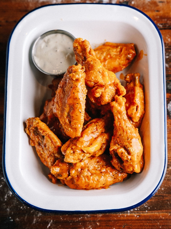 Buffalo Style Wings.