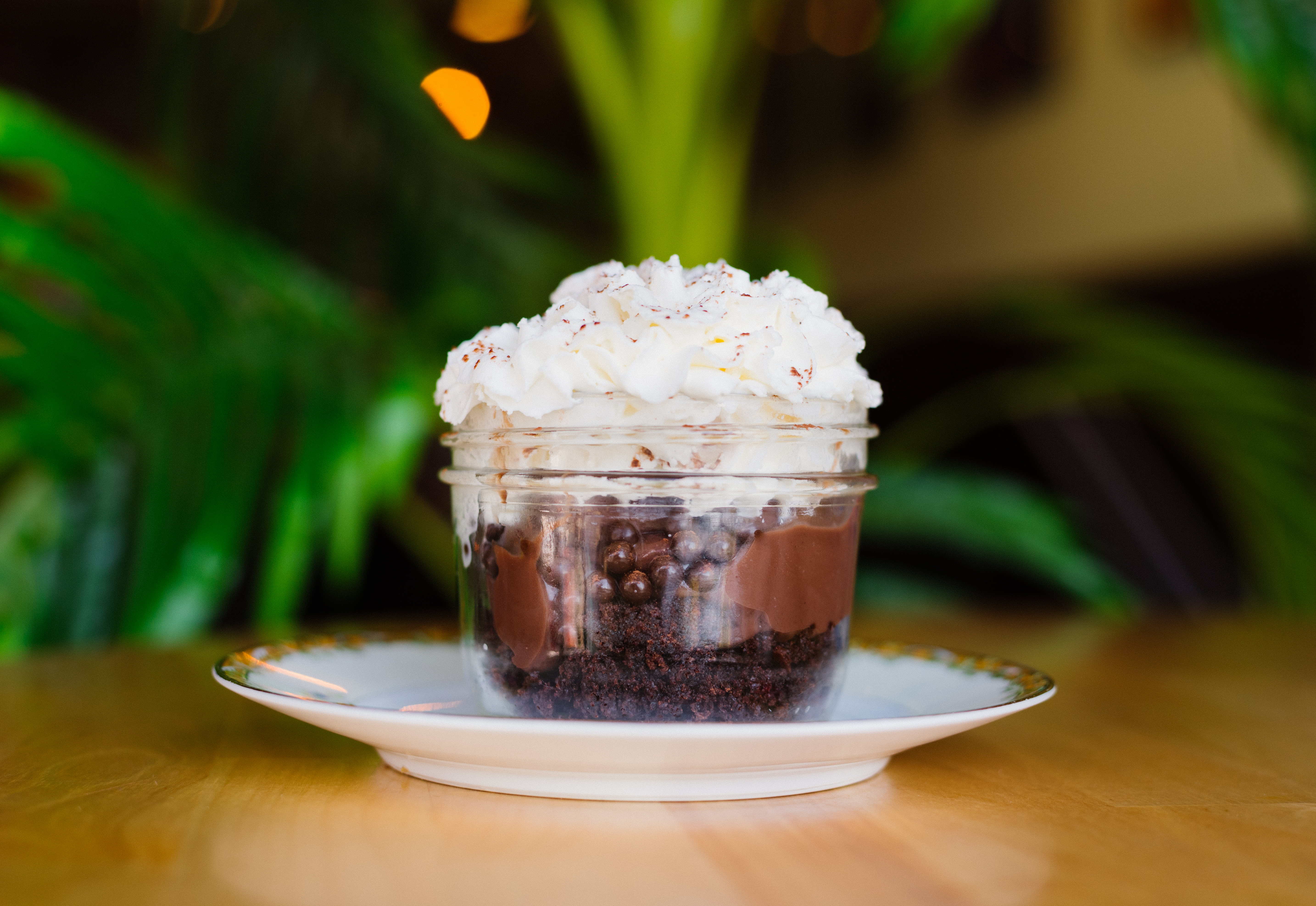 Natilla de Chocolate.
