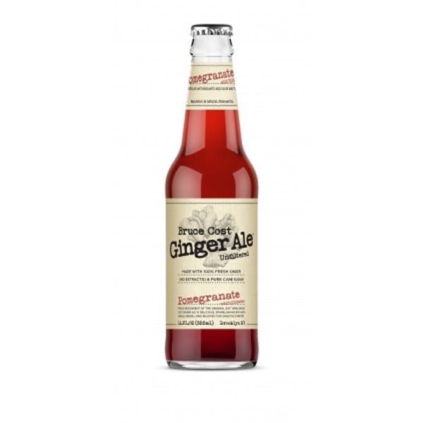 Bruce Coast ginger Ale pomegranate.
