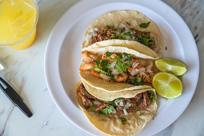Vegetarian Tacos.