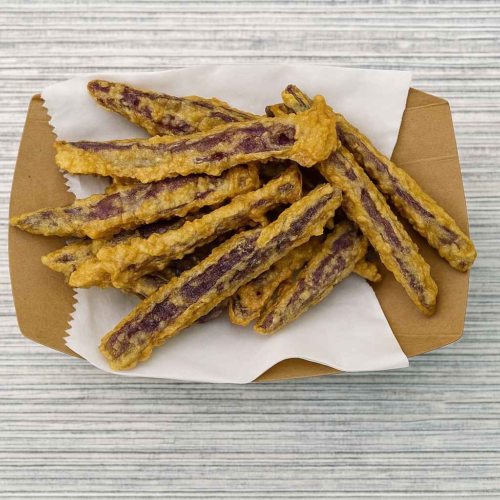 Ube Tempura Fries.