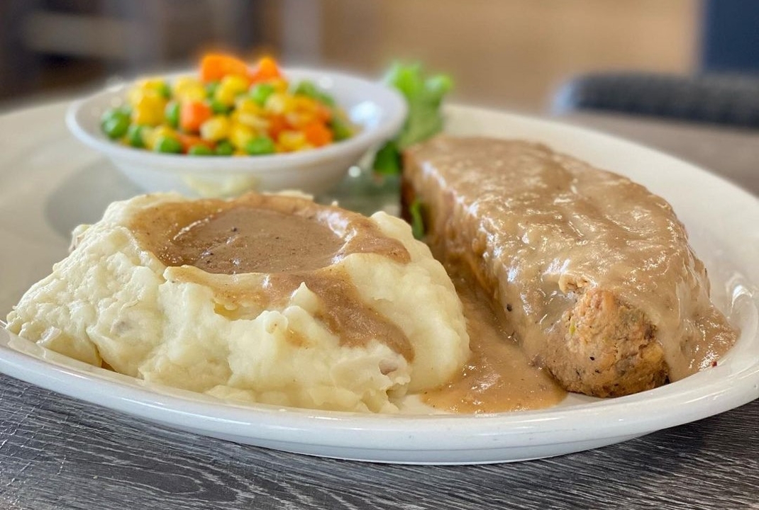 Homemade Meatloaf Dinner.
