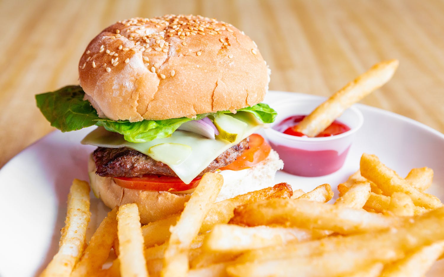 Cheeseburger Dinner.
