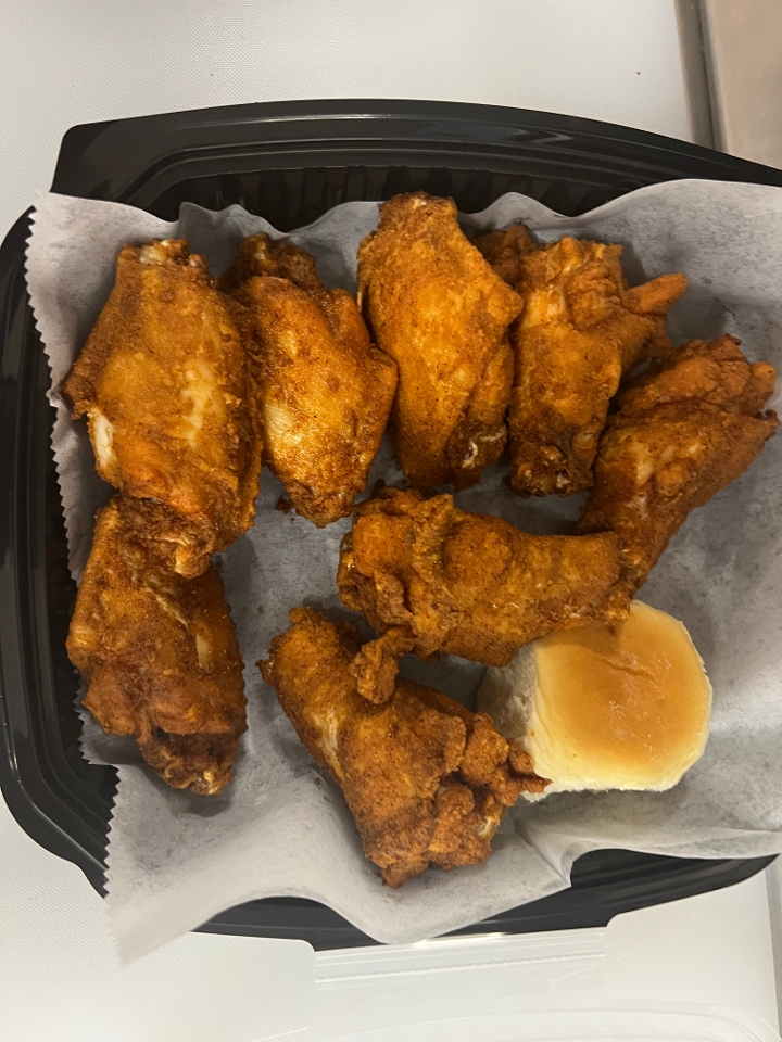 Halal Party Fried 8 Wings Only.