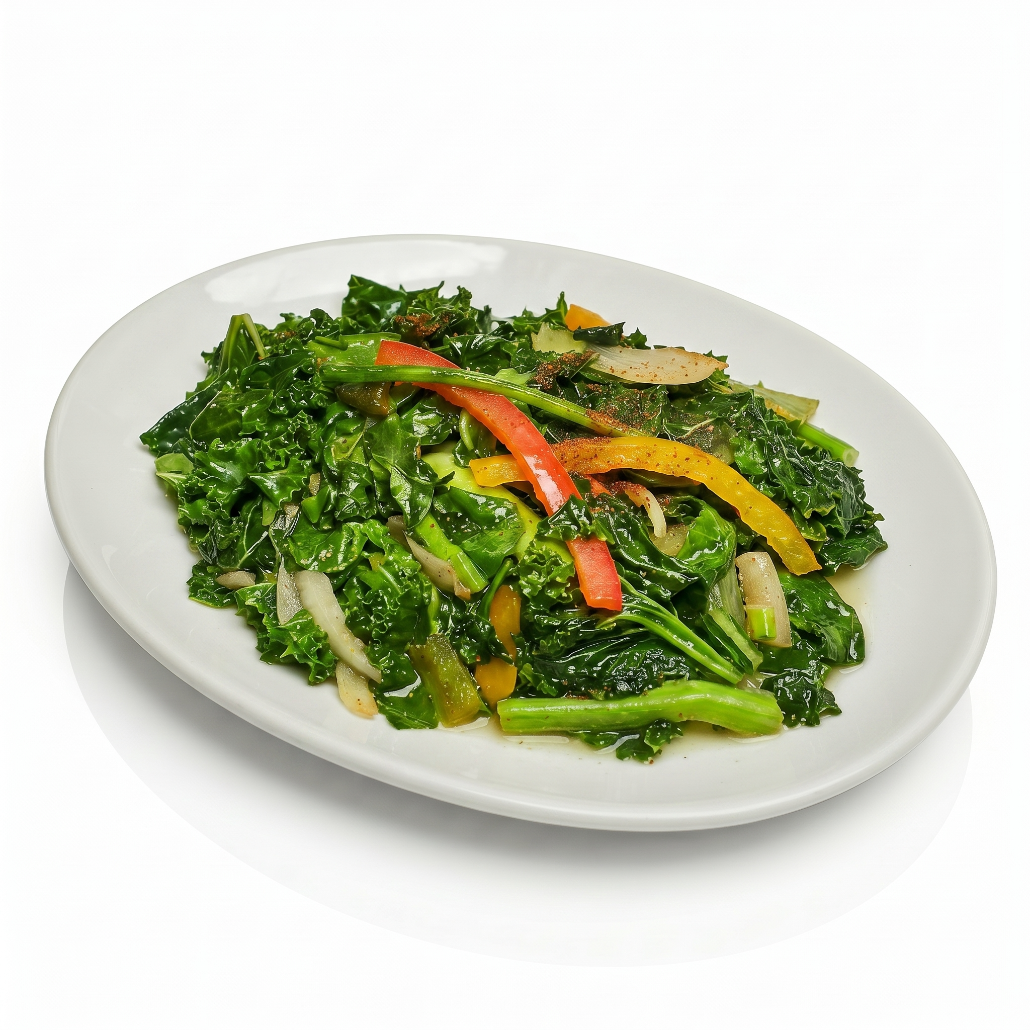 Spicy Spinach & Kale Meal.