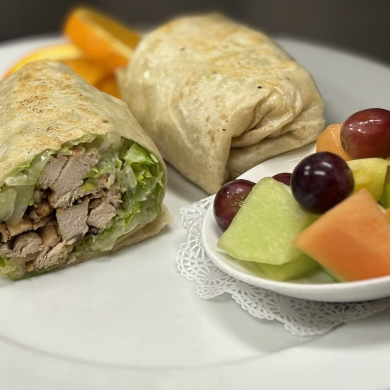 Chicken Caesar Wrap.