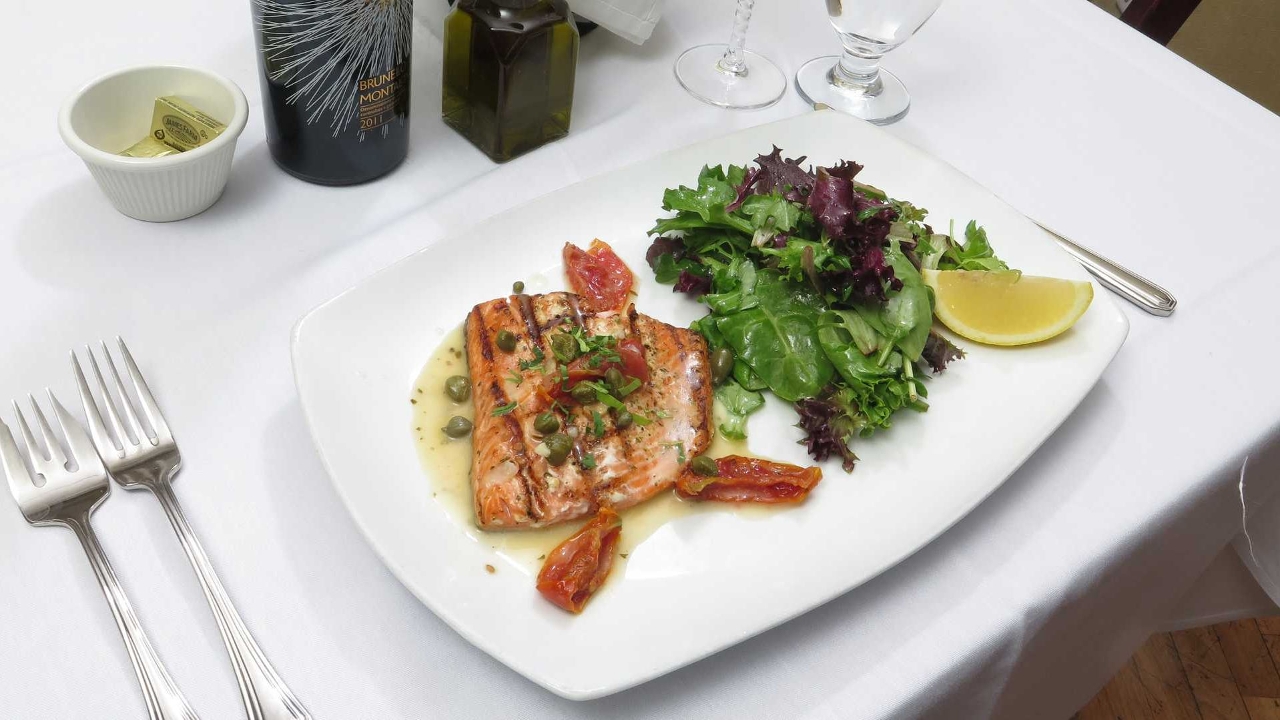 Salmon with Lemon.