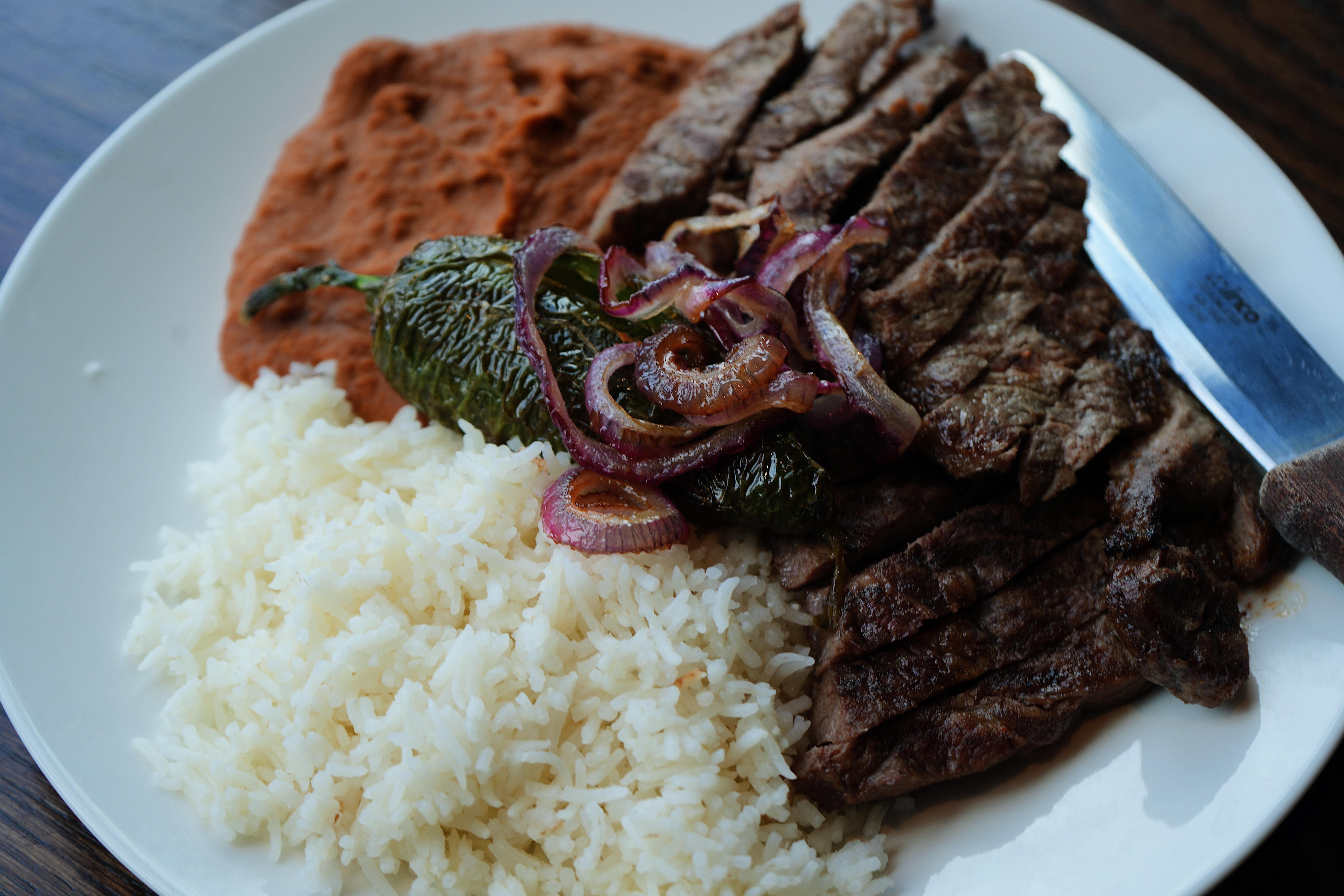 Carne Asada Plato.