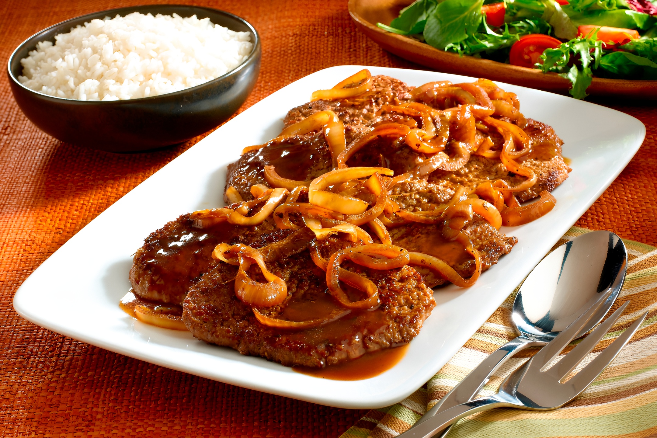 Bistec En Salsa.