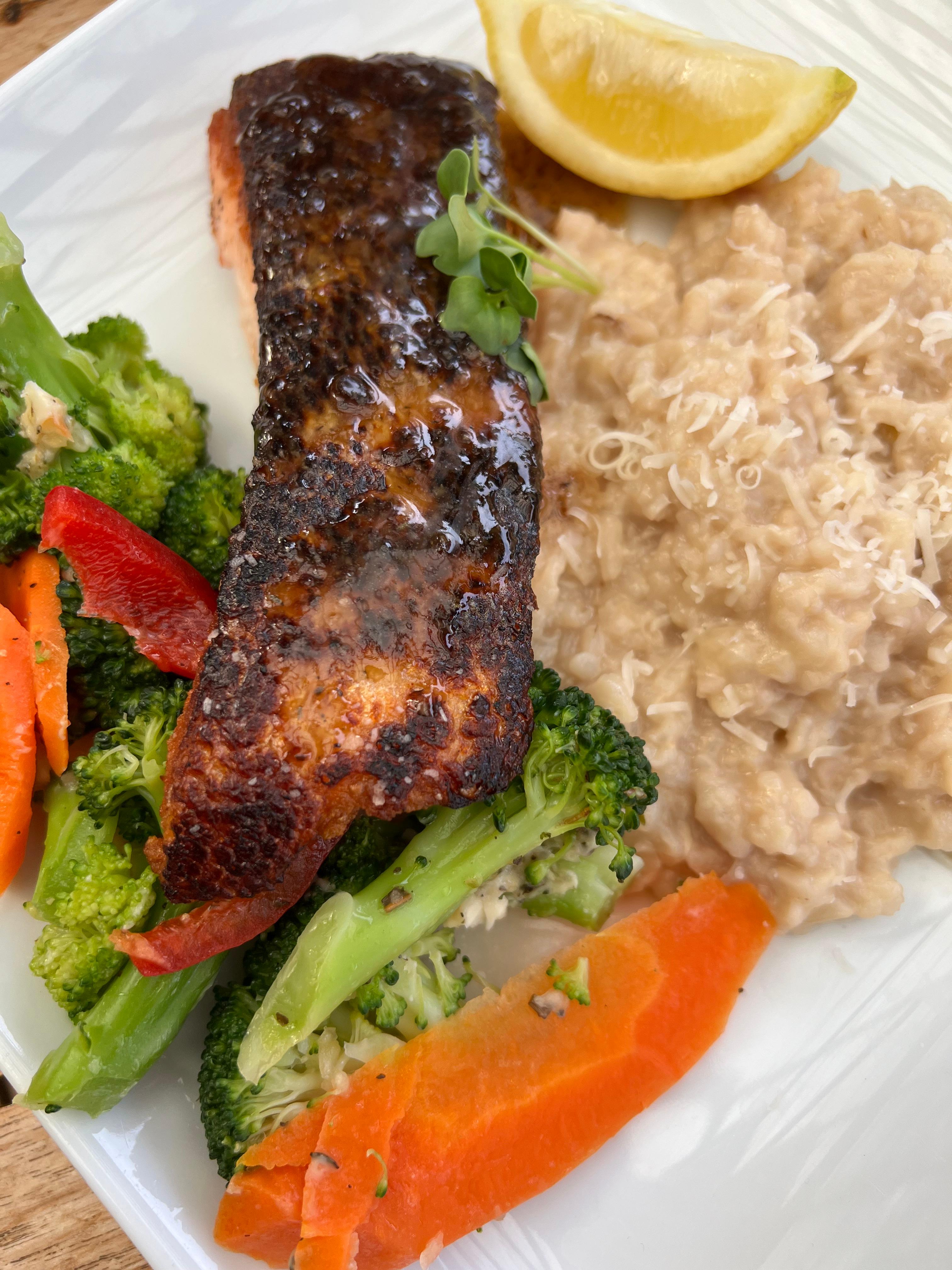 Maple Tamarind Salmon.