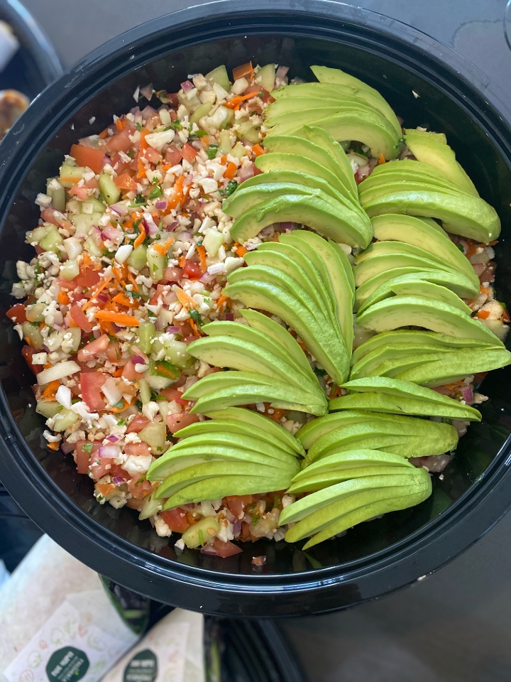 Cauliflower Ceviche (Serve 12).