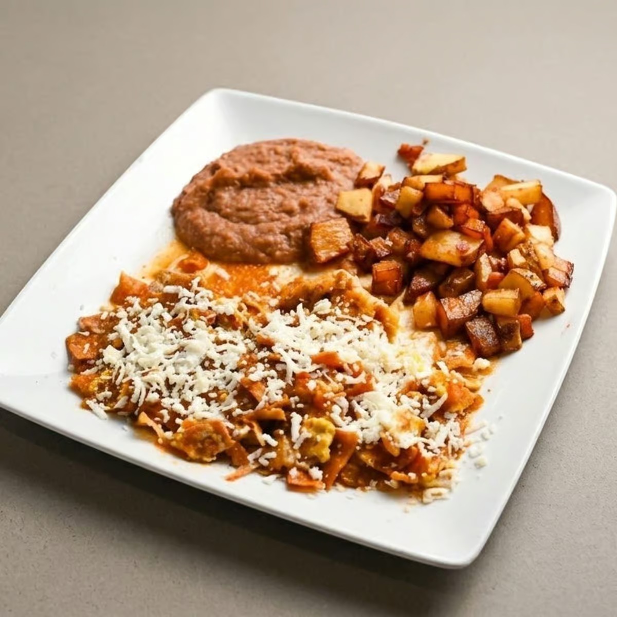 Chilaquiles Rojos.