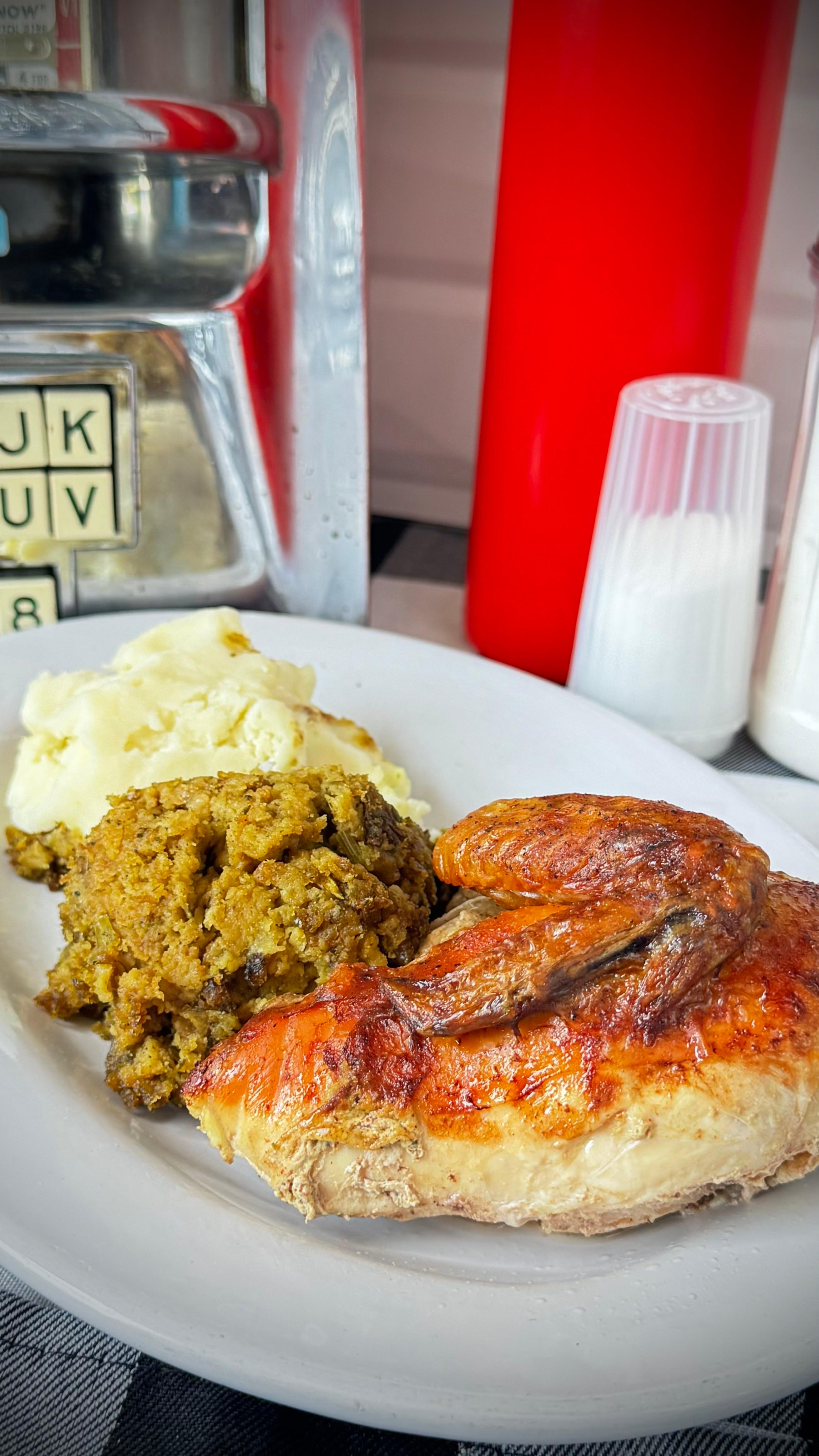 Baked Chicken Dinner.