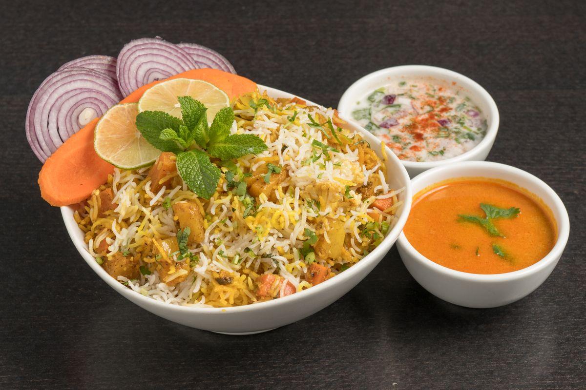 Gongura Paneer Biryani (V) (Signature Item).