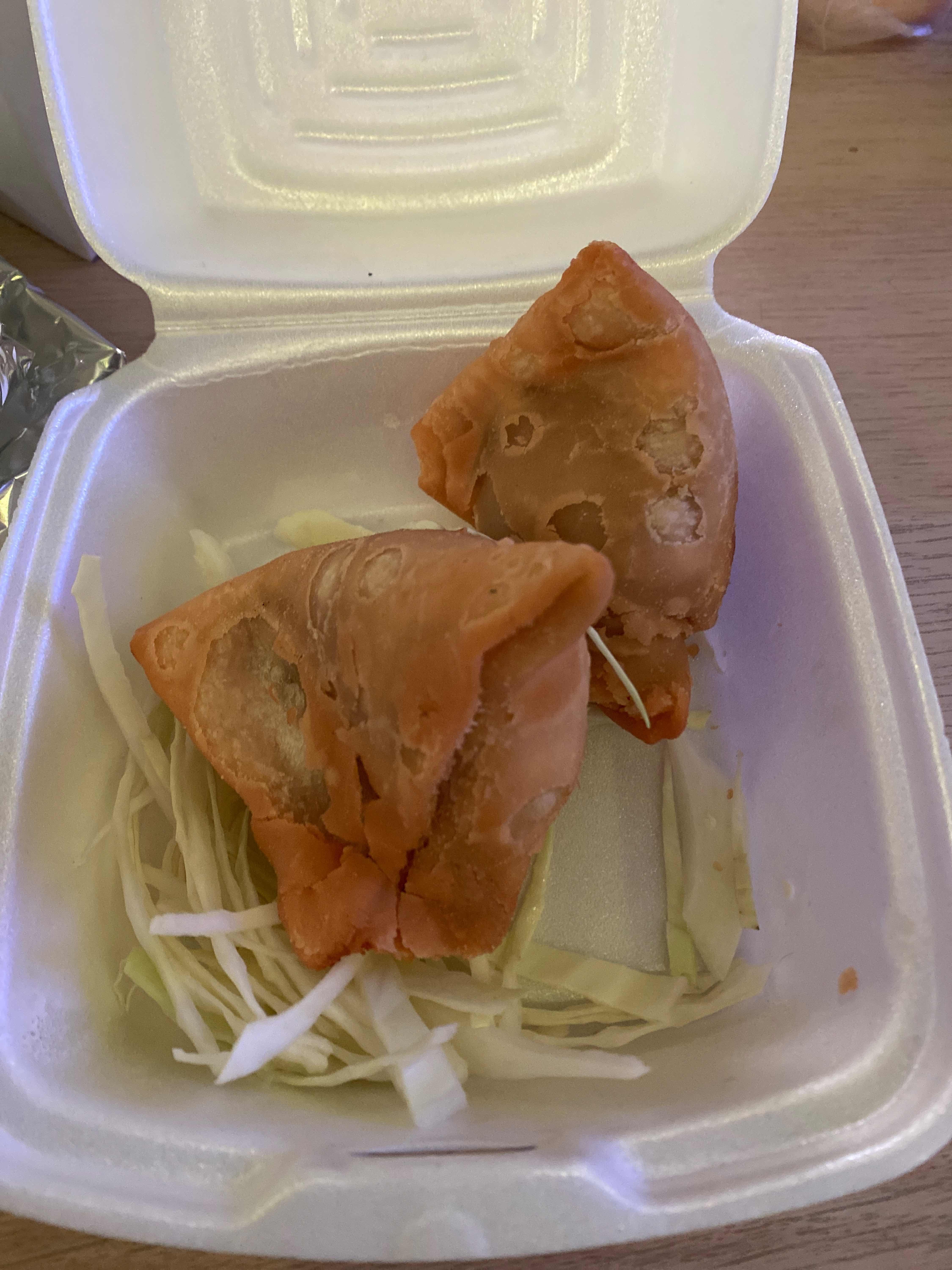Vegetable Samosa.