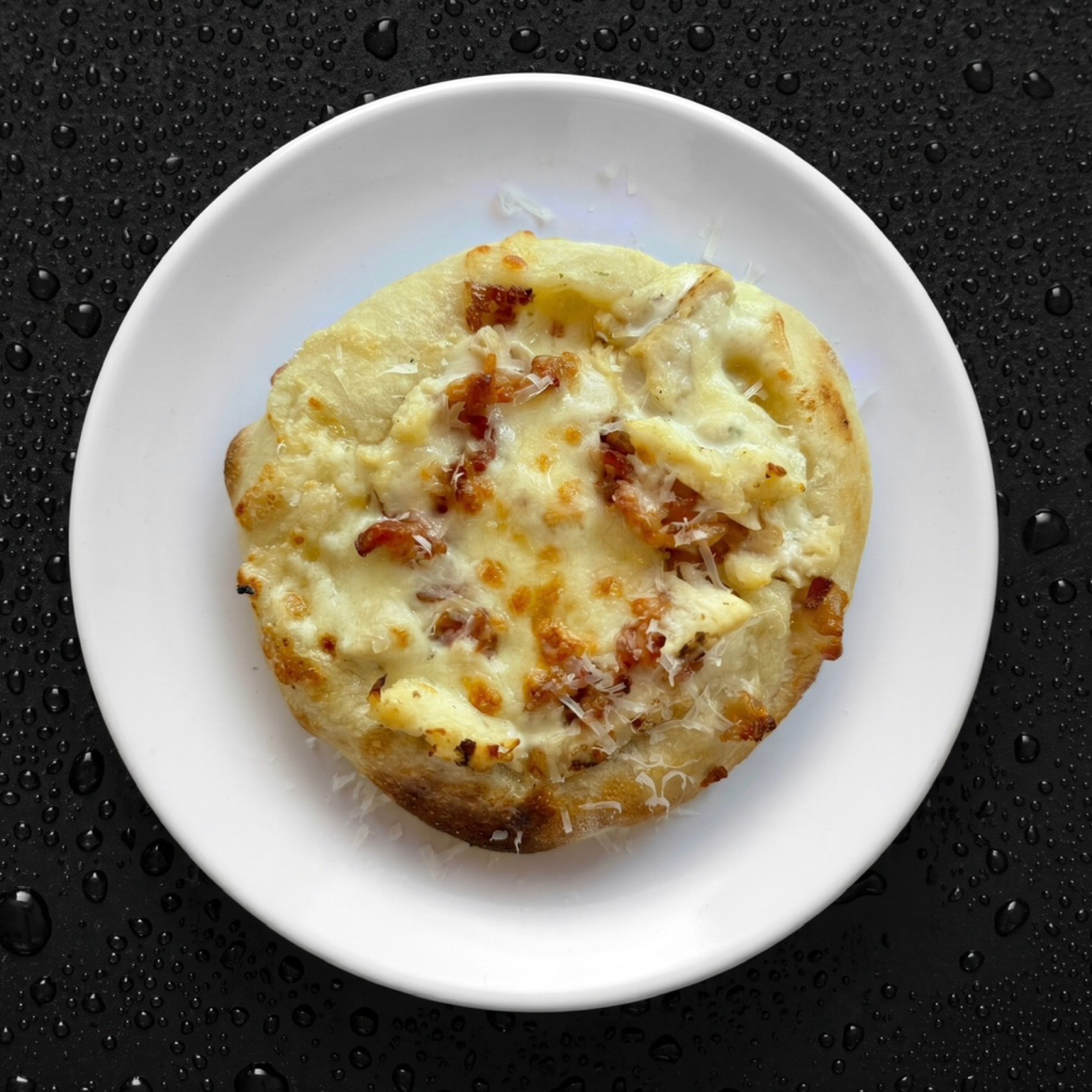 Chicken Bacon Ranch Bialy.