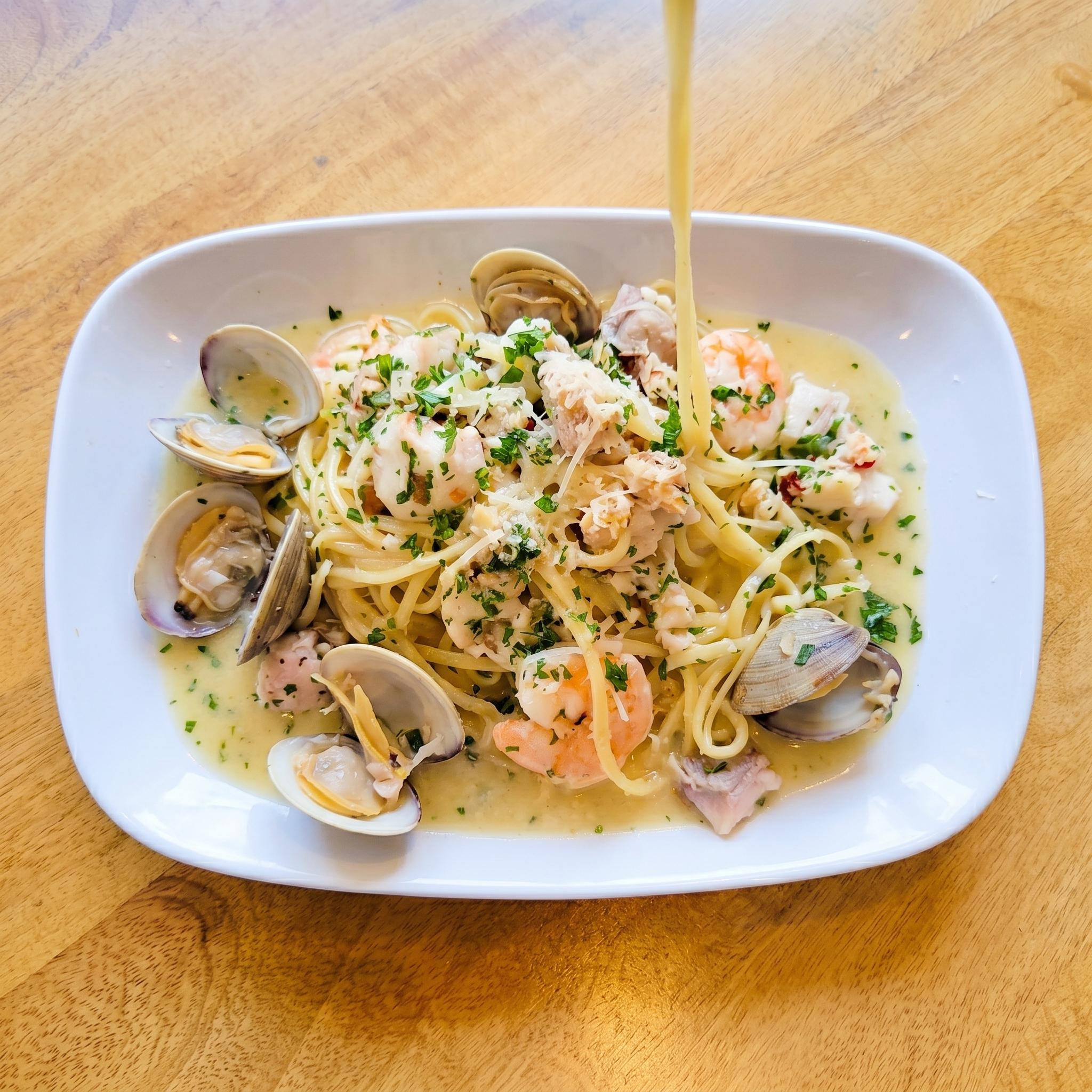 Seafood Linguini.