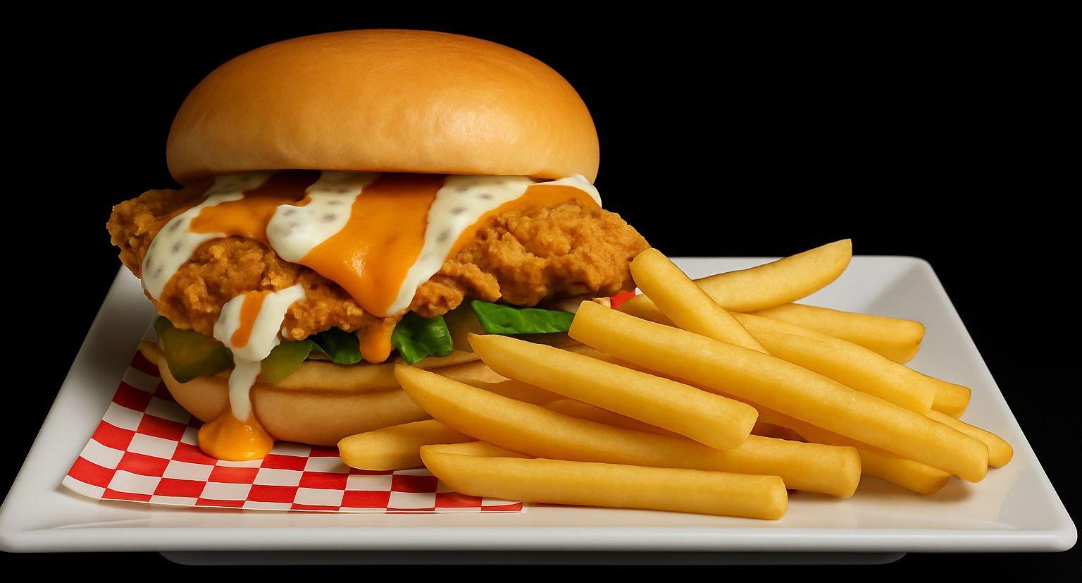 Buffalo Chicken Burger.