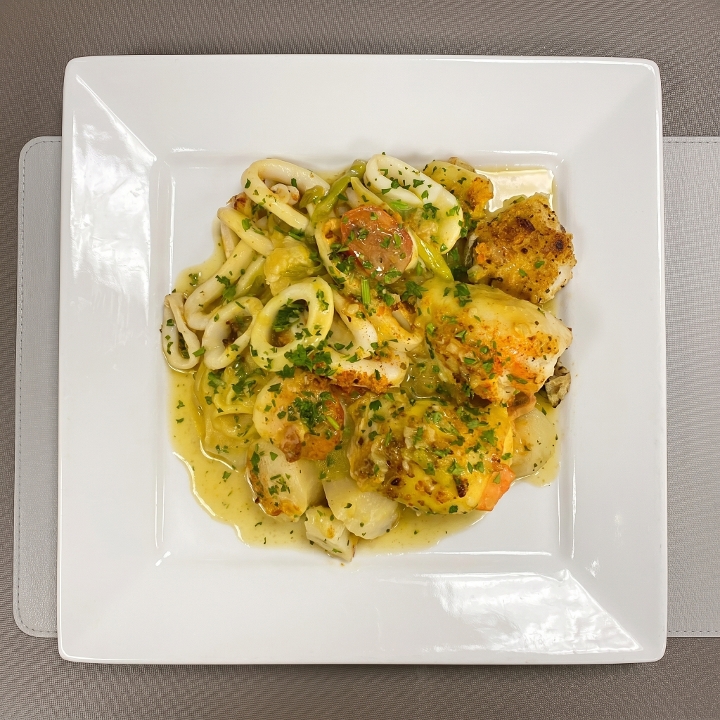Broiled Flounder Dinner.