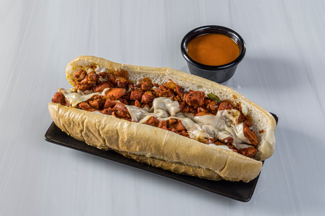 Chicken Cheesesteak Sandwich.