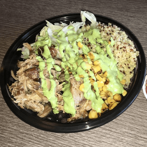 Carnitas Quinoa Bowl.