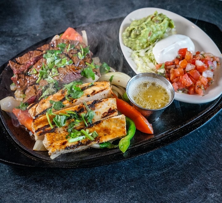 Steak & Chicken Fajitas.